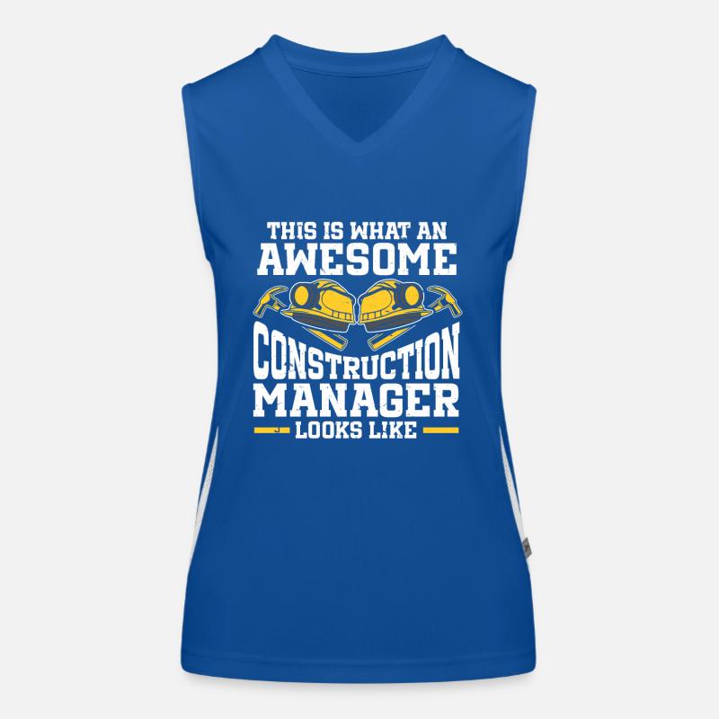 Chef de projet de construction Débardeur respirant contrasté Femme