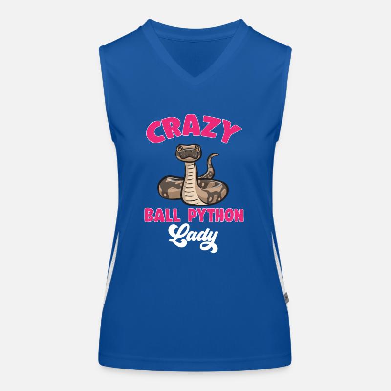 Ball Python Schlange Königspython Funktionelles Kontrast-Tank Top für Frauen