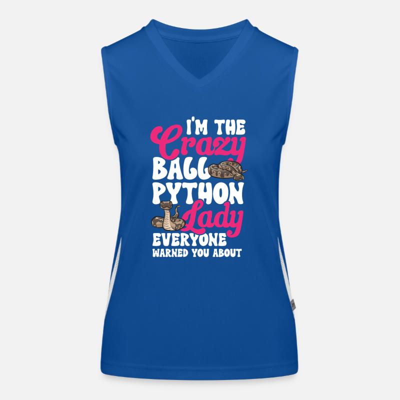 Ball Python Schlange Königspython Funktionelles Kontrast-Tank Top für Frauen