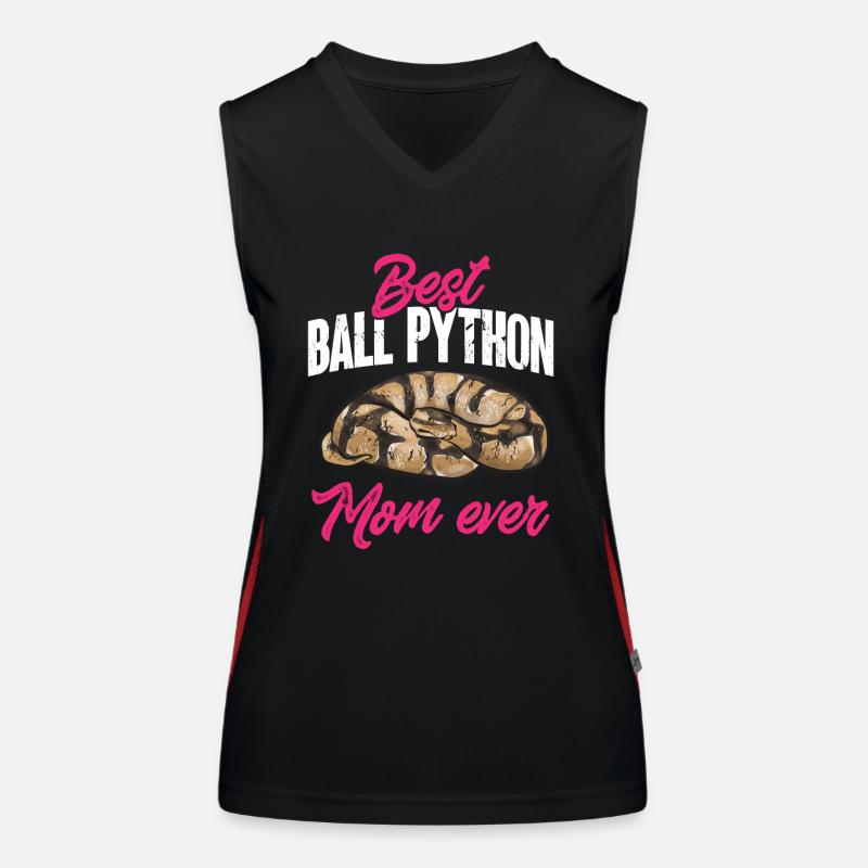 Ball Python Schlange Königspython Funktionelles Kontrast-Tank Top für Frauen