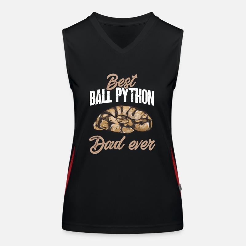 Ball Python Schlange Königspython Funktionelles Kontrast-Tank Top für Frauen