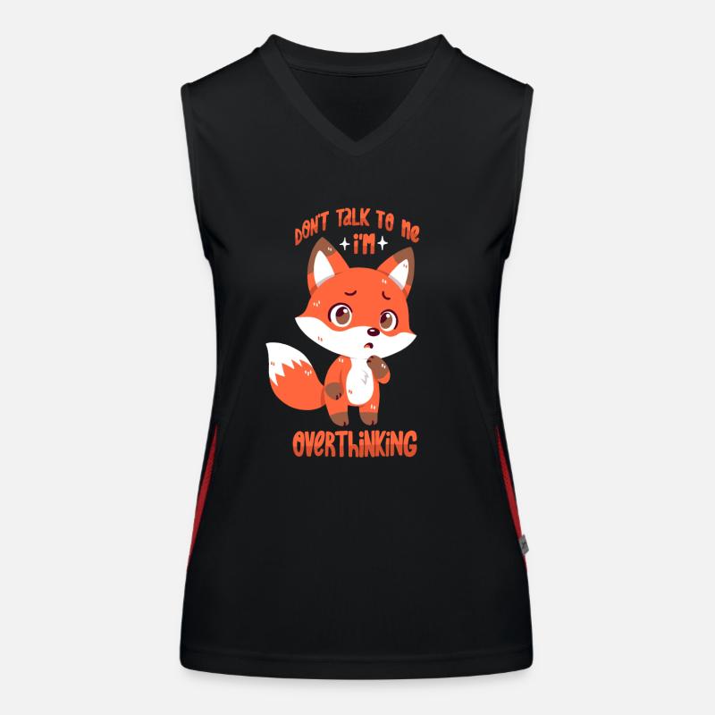 Brooding Fox Women's Functional Contrast Tank Top