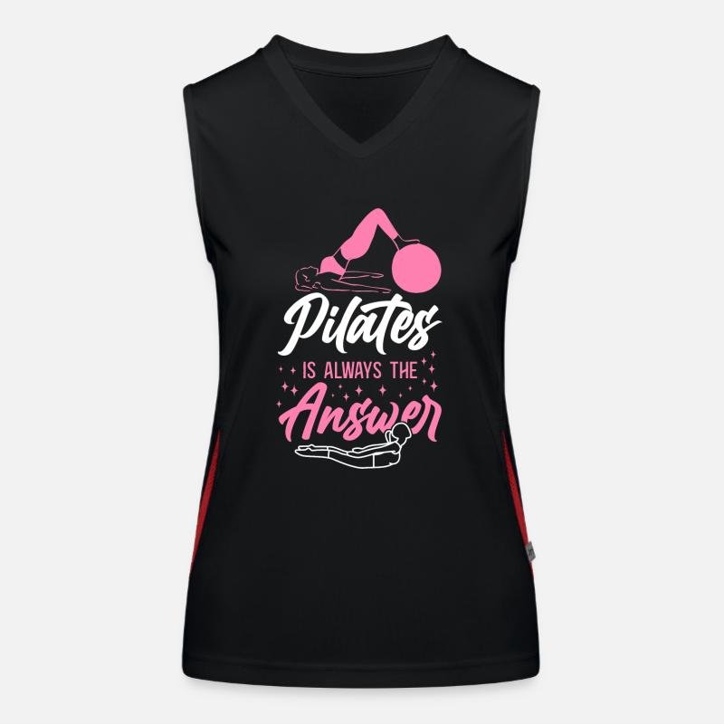 Instructeur de Pilates Professeur de Pilates Débardeur respirant contrasté Femme