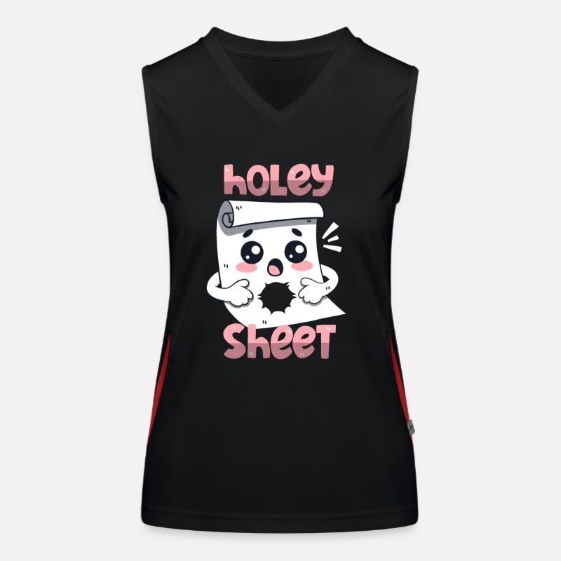 Holey Sheet Women's Functional Contrast Tank Top