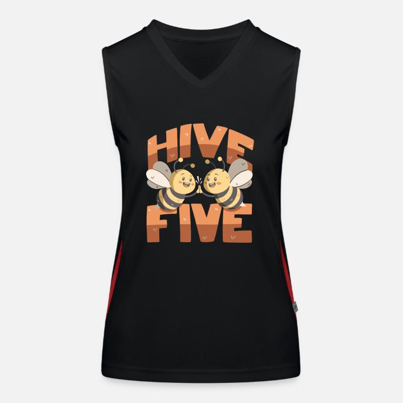 Hive Five Funktionelles Kontrast-Tank Top für Frauen