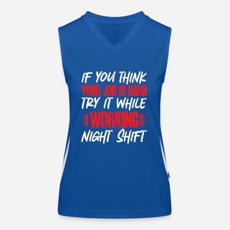 Night Shift Nurse Women's Functional Contrast Tank Top