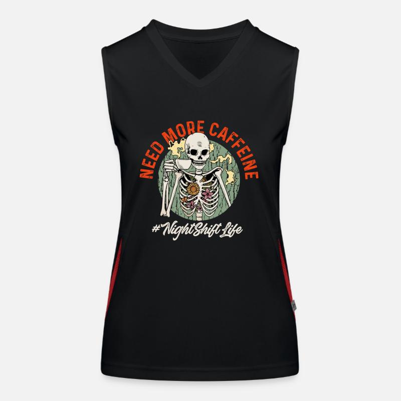Night Shift Nurse Women's Functional Contrast Tank Top