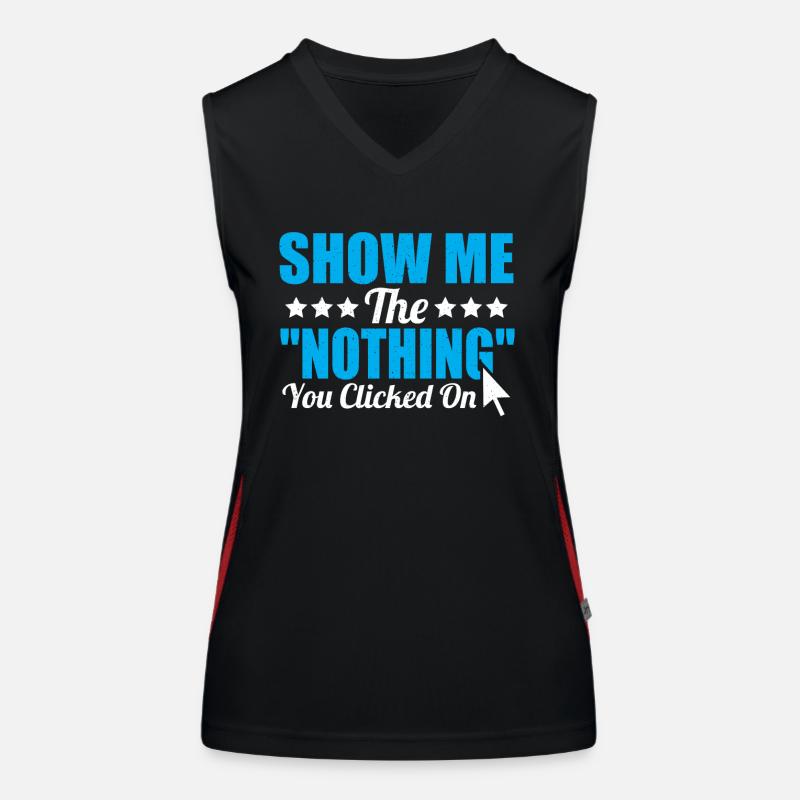 Computer Hacker Cyber Hacker Computer Funktionelles Kontrast-Tank Top für Frauen