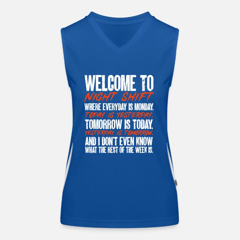 Night Shift Nurse Women's Functional Contrast Tank Top