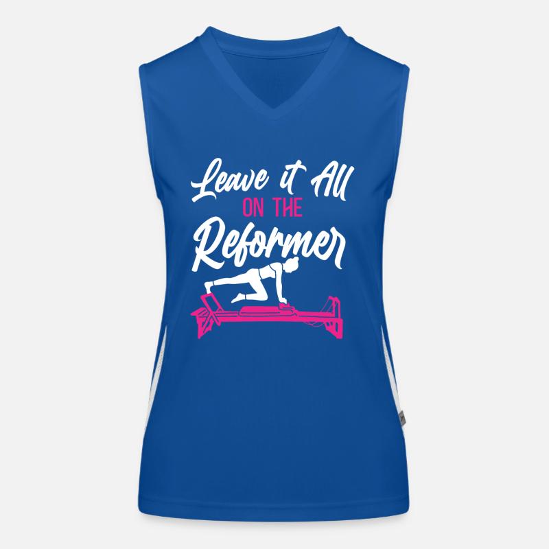 Pilates Instructor Teacher Leave Funktionelles Kontrast-Tank Top für Frauen