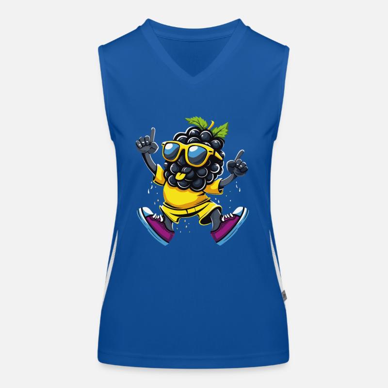 Mûres Débardeur respirant contrasté Femme