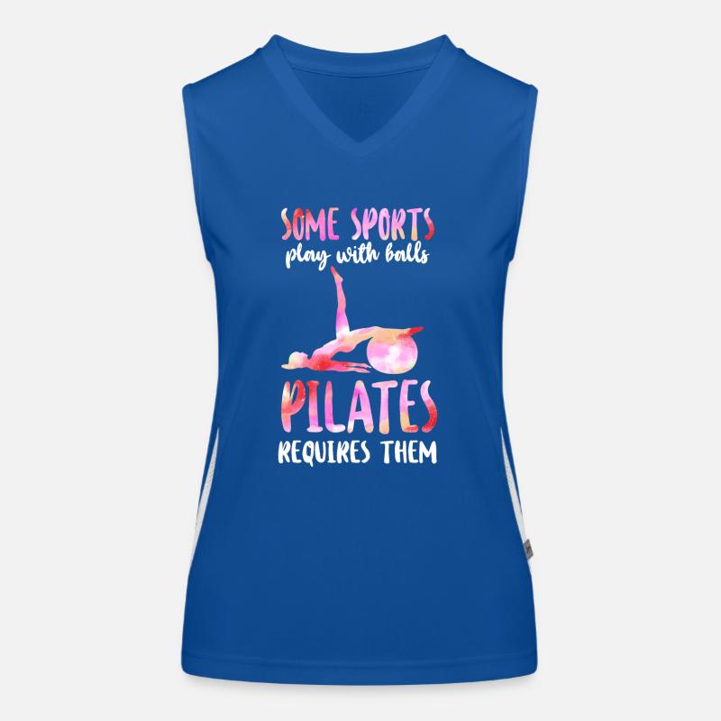 Instructeur de Pilates Professeur Certains Débardeur respirant contrasté Femme