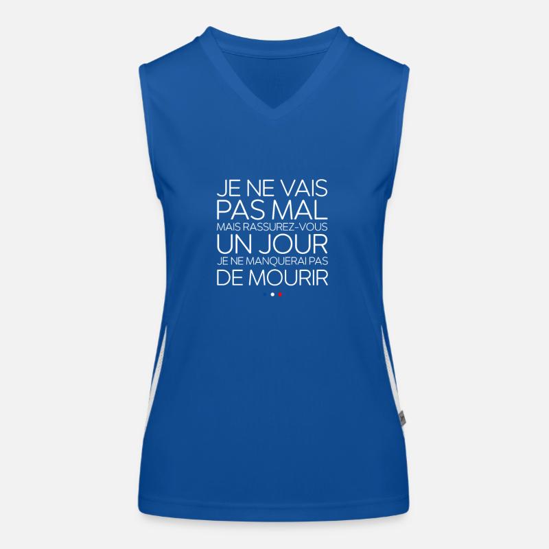 Ich bin nicht schlecht, aber mach dir keine Sorgen. Funktionelles Kontrast-Tank Top für Frauen