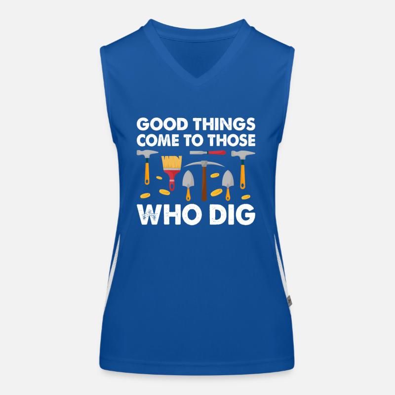 Archaeology for Men, Women, Anthropology Women's Functional Contrast Tank Top