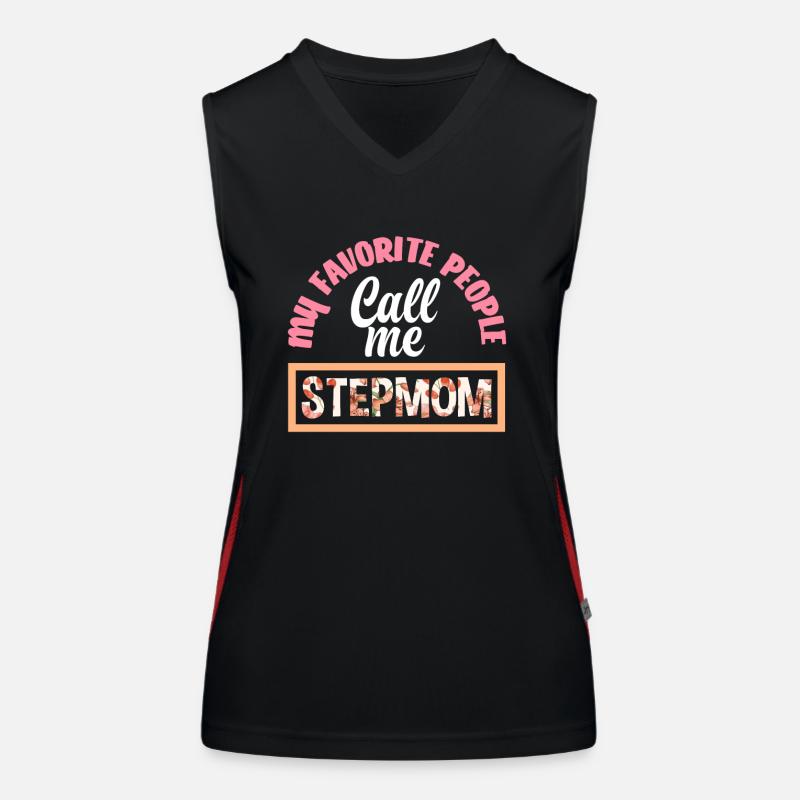 Stiefmama Funktionelles Kontrast-Tank Top für Frauen