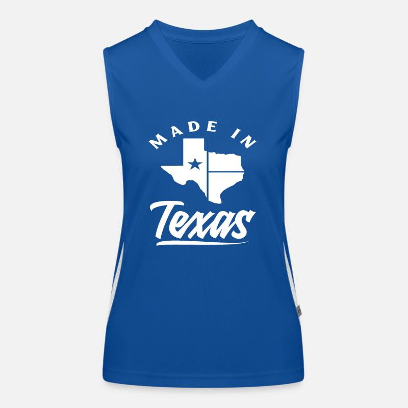 Texas Herkunft Geburt Funktionelles Kontrast-Tank Top für Frauen