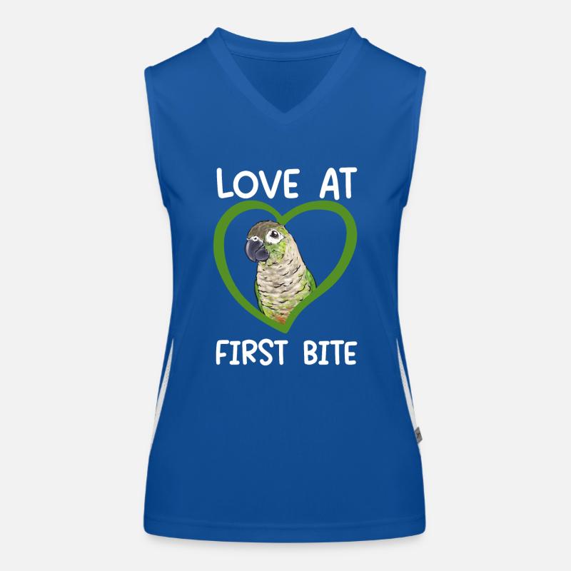 Molinasittich Papagei Vogel Sittich Funktionelles Kontrast-Tank Top für Frauen