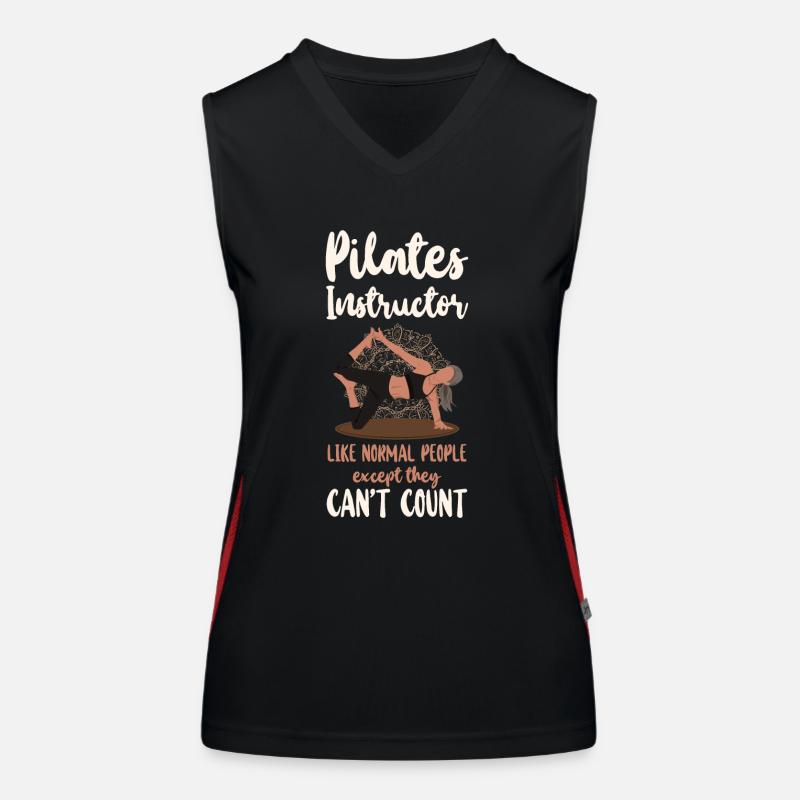 Instructeur de Pilates Professeur de Pilates Débardeur respirant contrasté Femme