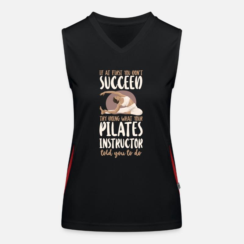 Pilates Instructor Teacher If At Women's Functional Contrast Tank Top