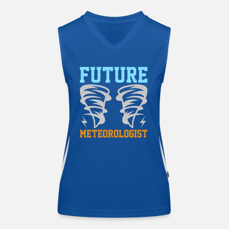 Weather forecast for future meteorologists for Women's Functional Contrast Tank Top