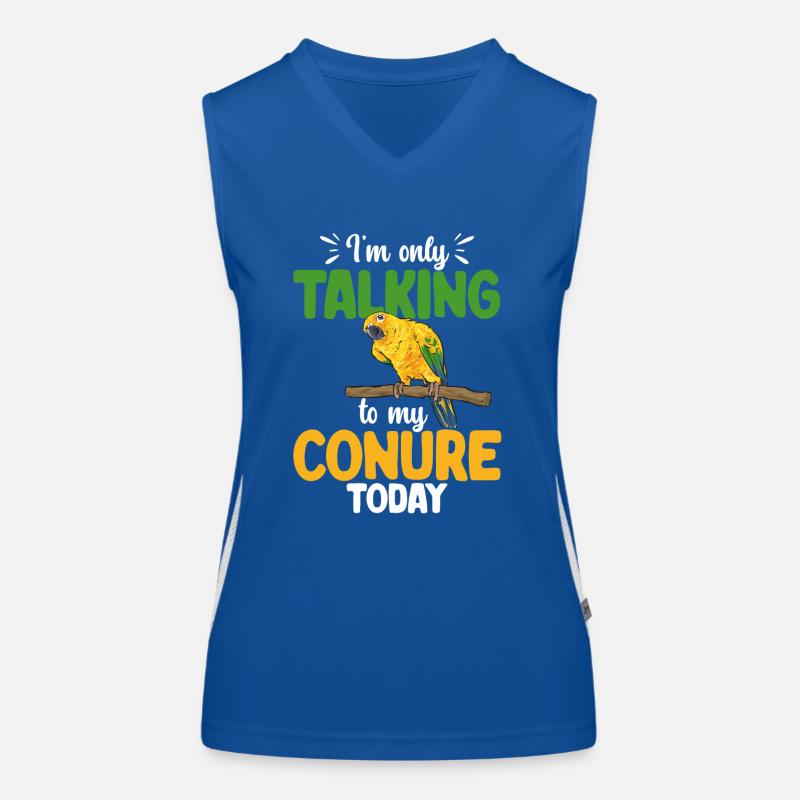 Perruche Perroquet Perruche Oiseau Débardeur respirant contrasté Femme