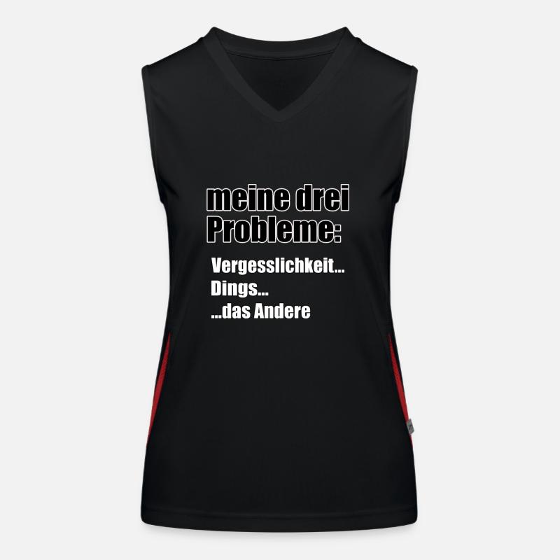 My three problems... Women's Functional Contrast Tank Top