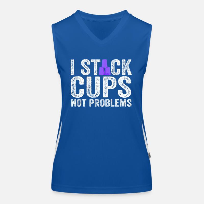 Sport Stacking Stacks Stacked Speed Cup Women's Functional Contrast Tank Top