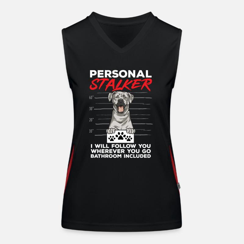 Silver Labrador Retriever Silver Lab Women's Functional Contrast Tank Top