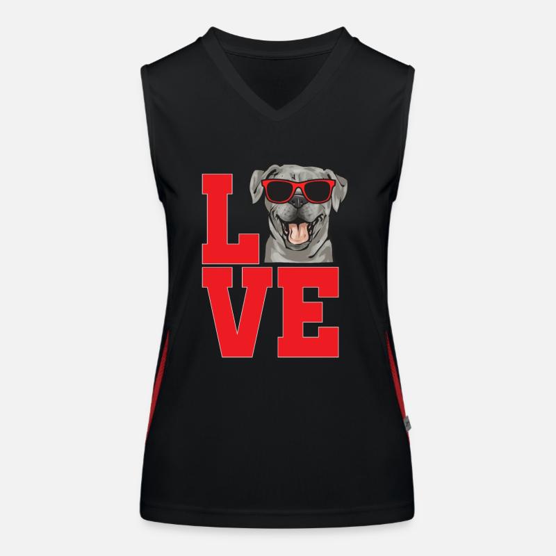 Silver Labrador Retriever Silver Lab Débardeur respirant contrasté Femme