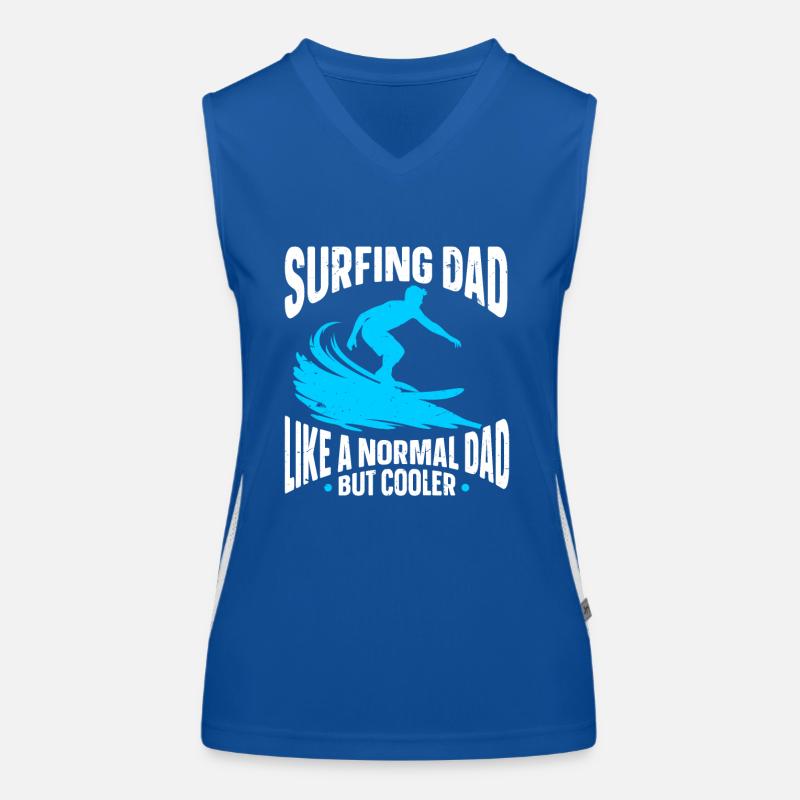 Surfing Surfer Women's Functional Contrast Tank Top