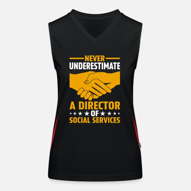 Unique artistic design on the theme Women's Functional Contrast Tank Top