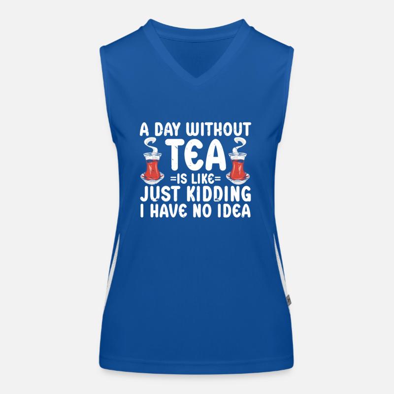 Teetrinker Tee Funktionelles Kontrast-Tank Top für Frauen