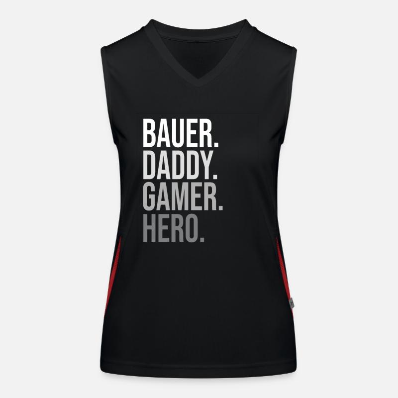 Classic Bauer Daddy Hero Bold Statement Women's Functional Contrast Tank Top