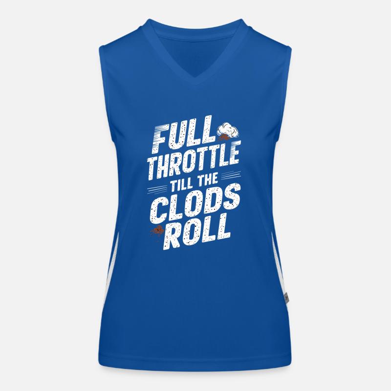 Tractor Pulling Tractor Pulling Tractor Power Farm Women's Functional Contrast Tank Top