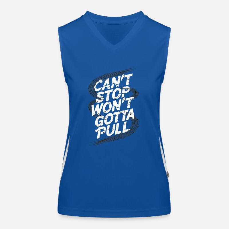 Tractor Pulling Tractor Pulling Tractor Power Farm Funktionelles Kontrast-Tank Top für Frauen