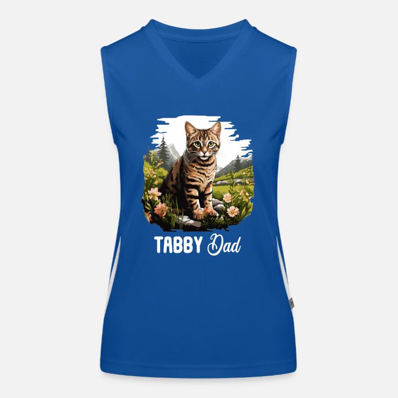 Tabby Kitten Tabby Cat Women's Functional Contrast Tank Top