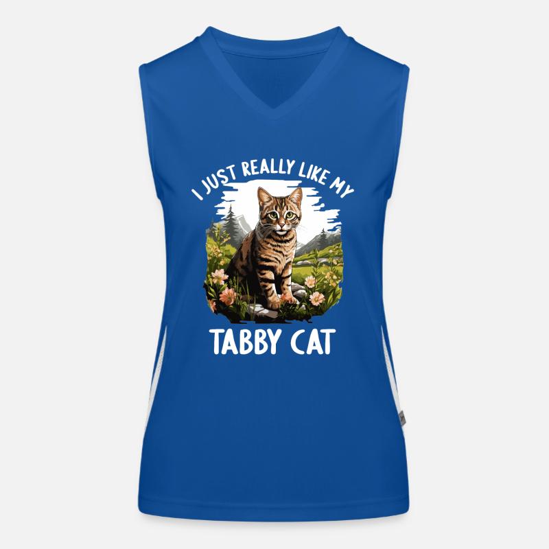 Tabby Kitten Tabby Cat Women's Functional Contrast Tank Top