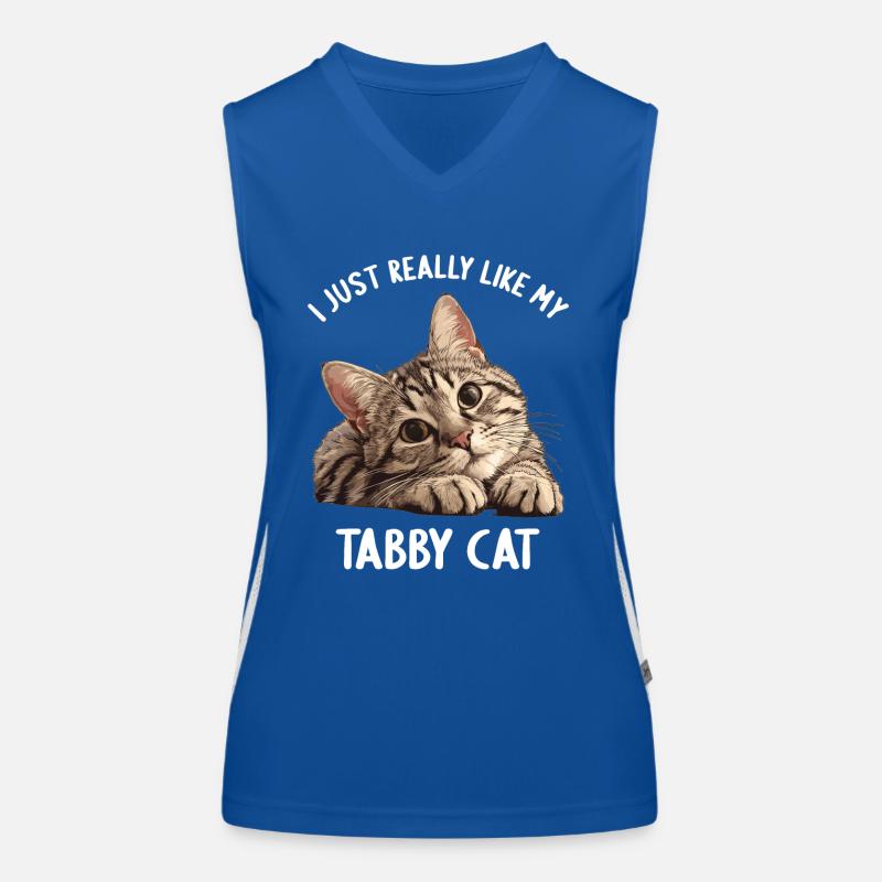 Tabby Kitten Tabby Cat Women's Functional Contrast Tank Top