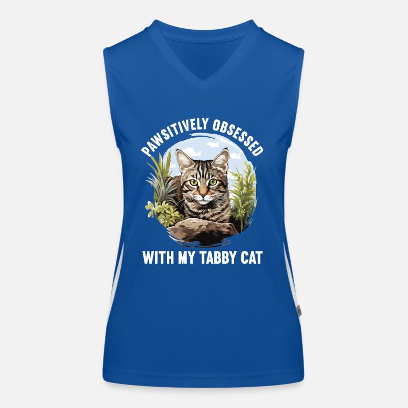 Tabby Kitten Tabby Cat Women's Functional Contrast Tank Top