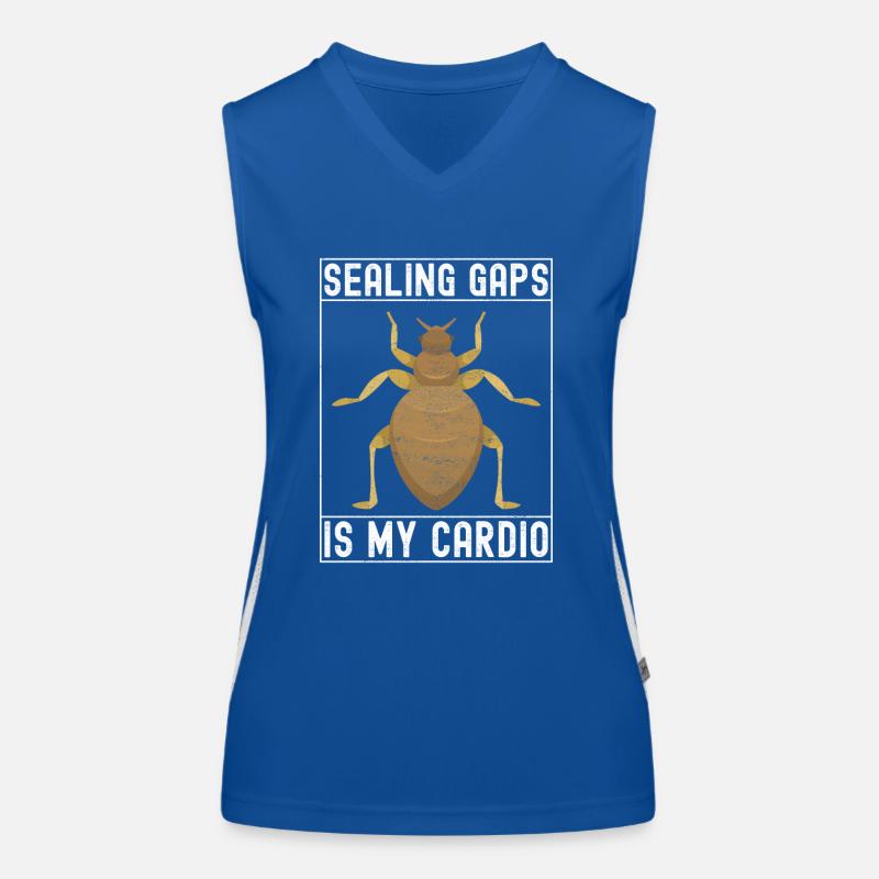 Pest Control Exterminator Women's Functional Contrast Tank Top