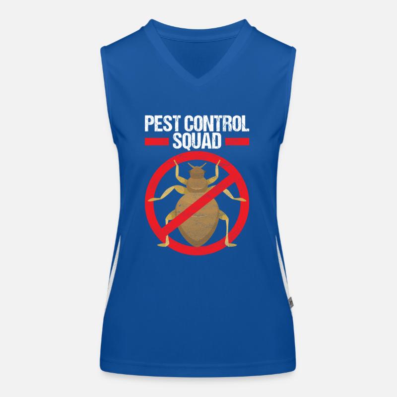 Pest Control Exterminator Women's Functional Contrast Tank Top