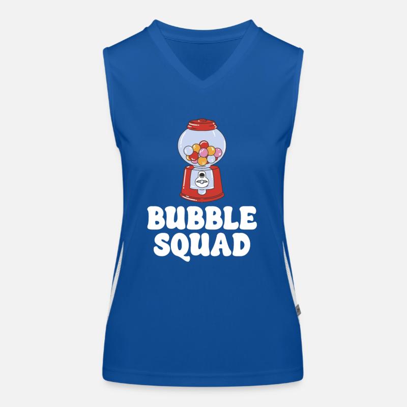 Bubble Squad Bubblegum Vending Machine Funny Sweets Women's Functional Contrast Tank Top