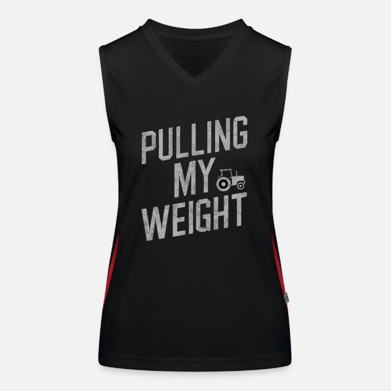 Tractor Pulling Tractor Pulling Tractor Power Farm Funktionelles Kontrast-Tank Top für Frauen