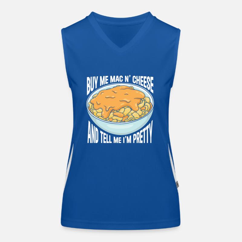 Mac And Cheese Macaroni Women's Functional Contrast Tank Top