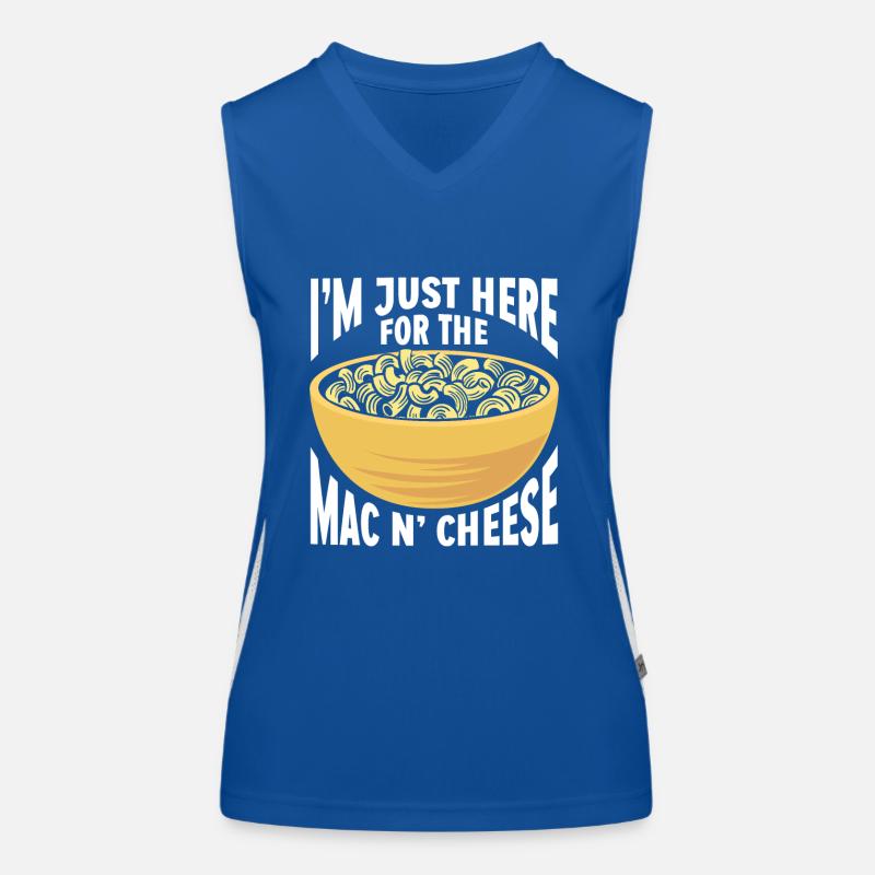 Mac And Cheese Macaroni Women's Functional Contrast Tank Top