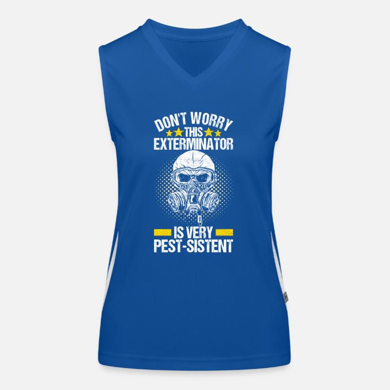Schädlingsbekämpfung Kammerjäger Funktionelles Kontrast-Tank Top für Frauen