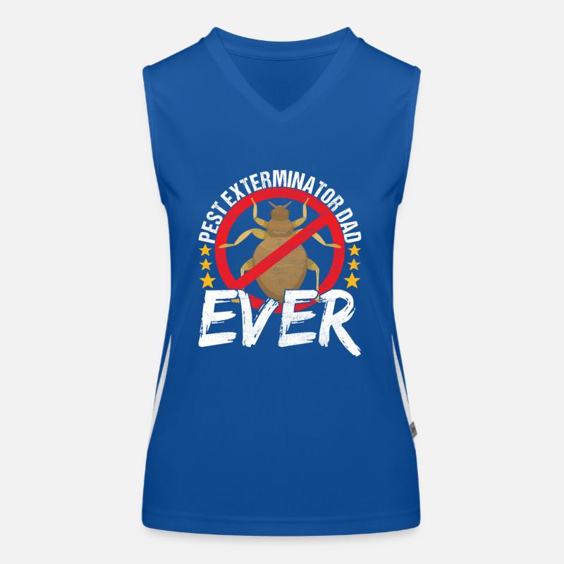 Pest Control Exterminator Women's Functional Contrast Tank Top