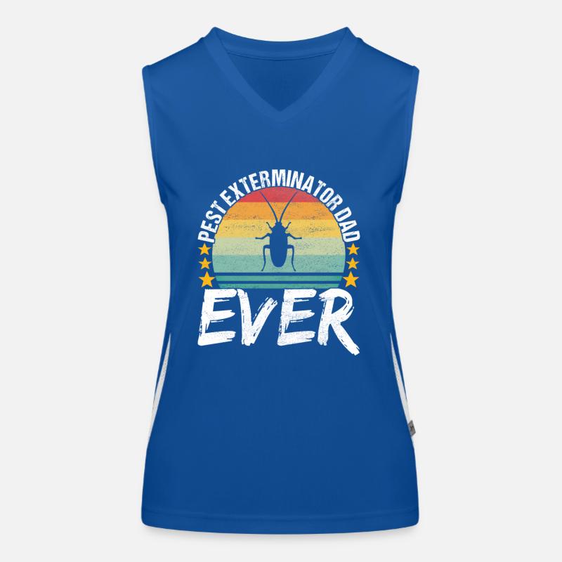 Pest Control Exterminator Women's Functional Contrast Tank Top