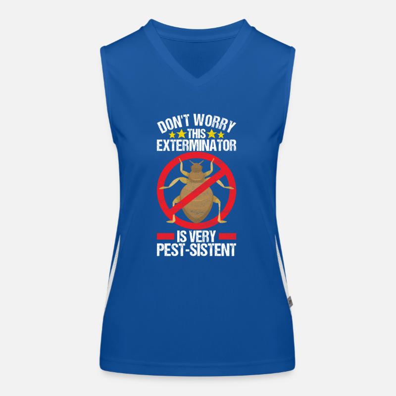 Schädlingsbekämpfung Kammerjäger Funktionelles Kontrast-Tank Top für Frauen