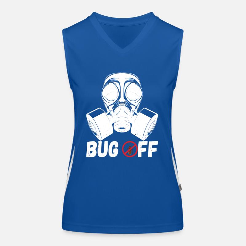 Pest Control Exterminator Women's Functional Contrast Tank Top